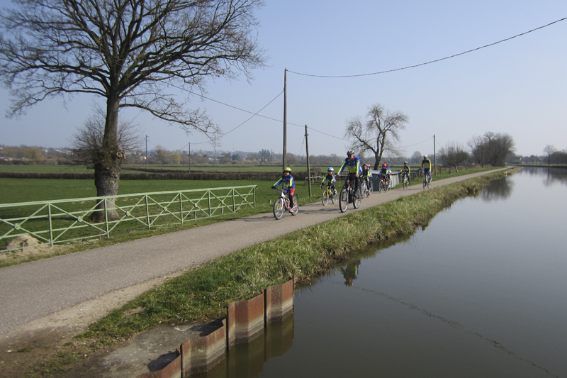 Sortie école de Cyclisme - Paray-le-monial le 7 Mars 2014