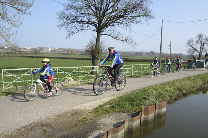 Sortie école de Cyclisme - Paray-le-monial le 7 Mars 2014