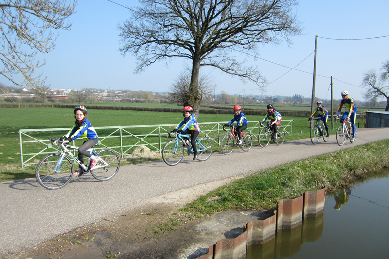 Sortie école de Cyclisme - Paray-le-monial le 7 Mars 2014