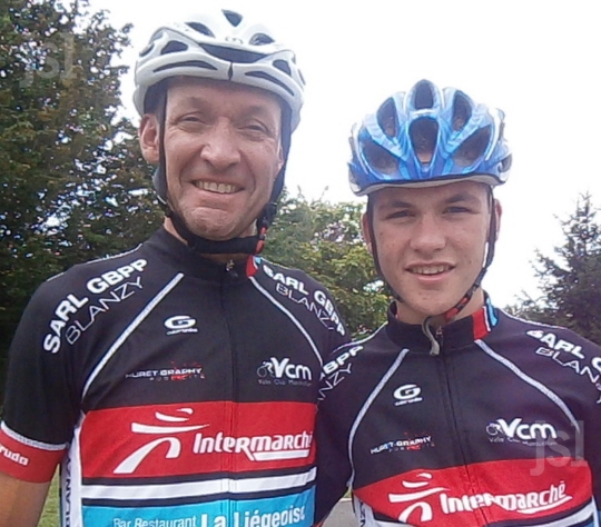 Jean-Luc et Florentin Bonnetain. Photo Roger Vallet.