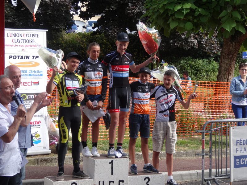 Podium minimes La Clayette