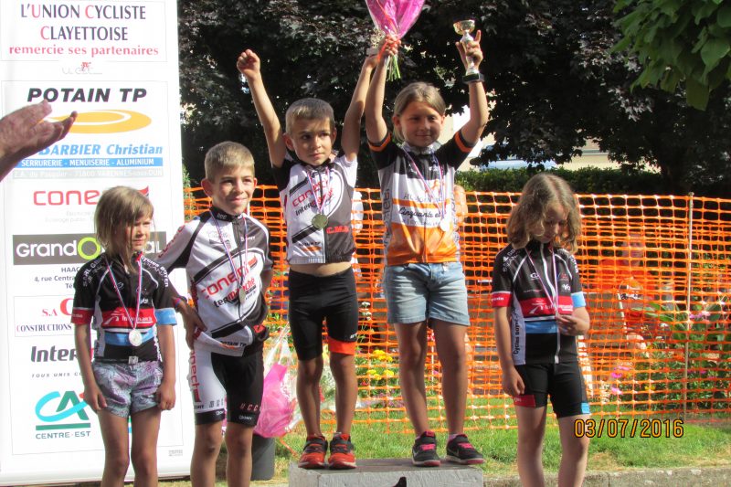 Podium Poussins La Clayette